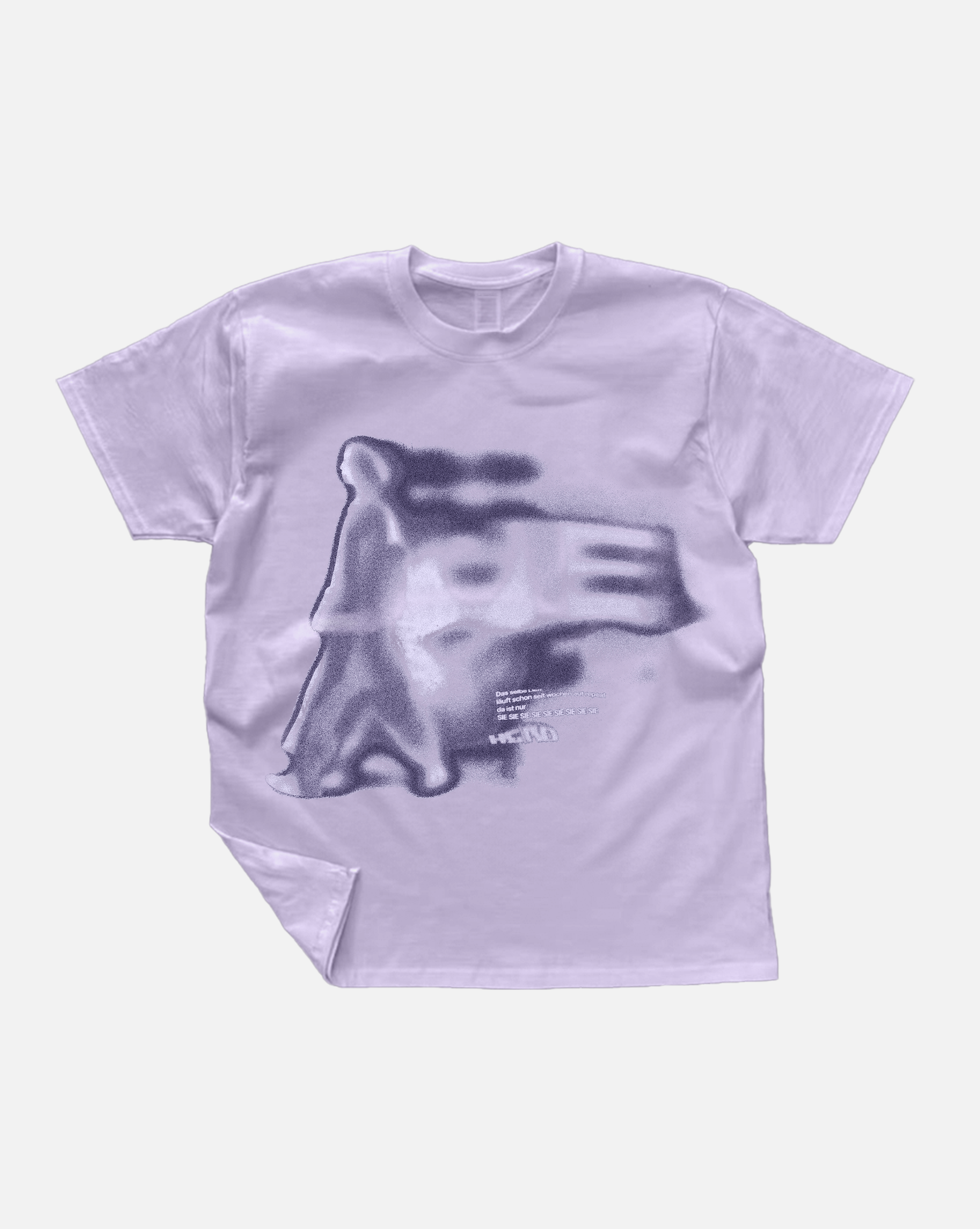 Oversize T-Shirt "SIE" Lila