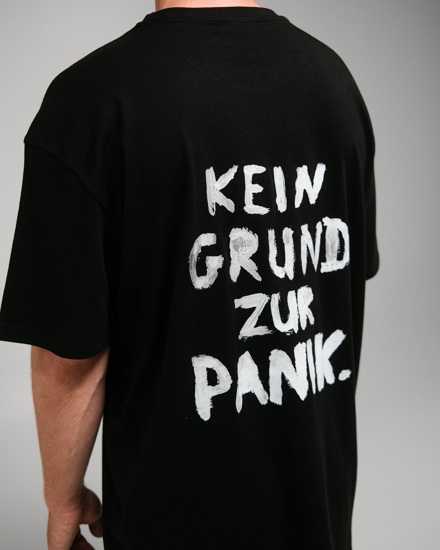 Oversize T-Shirt "KGZP" schwarz