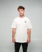 Oversize T-Shirt "Kein Grund zur Panik/ Herz" weiß