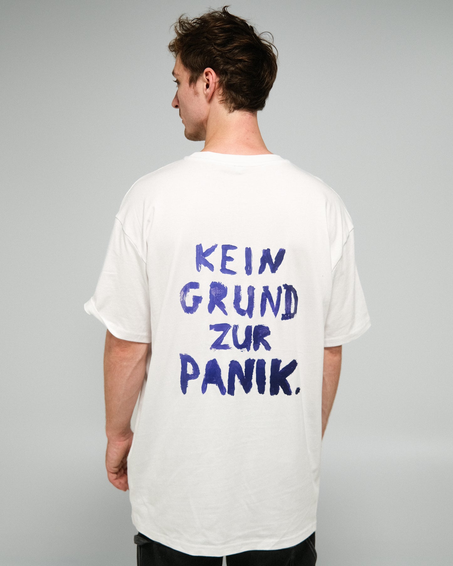 Oversize T-Shirt "KGZP" weiß