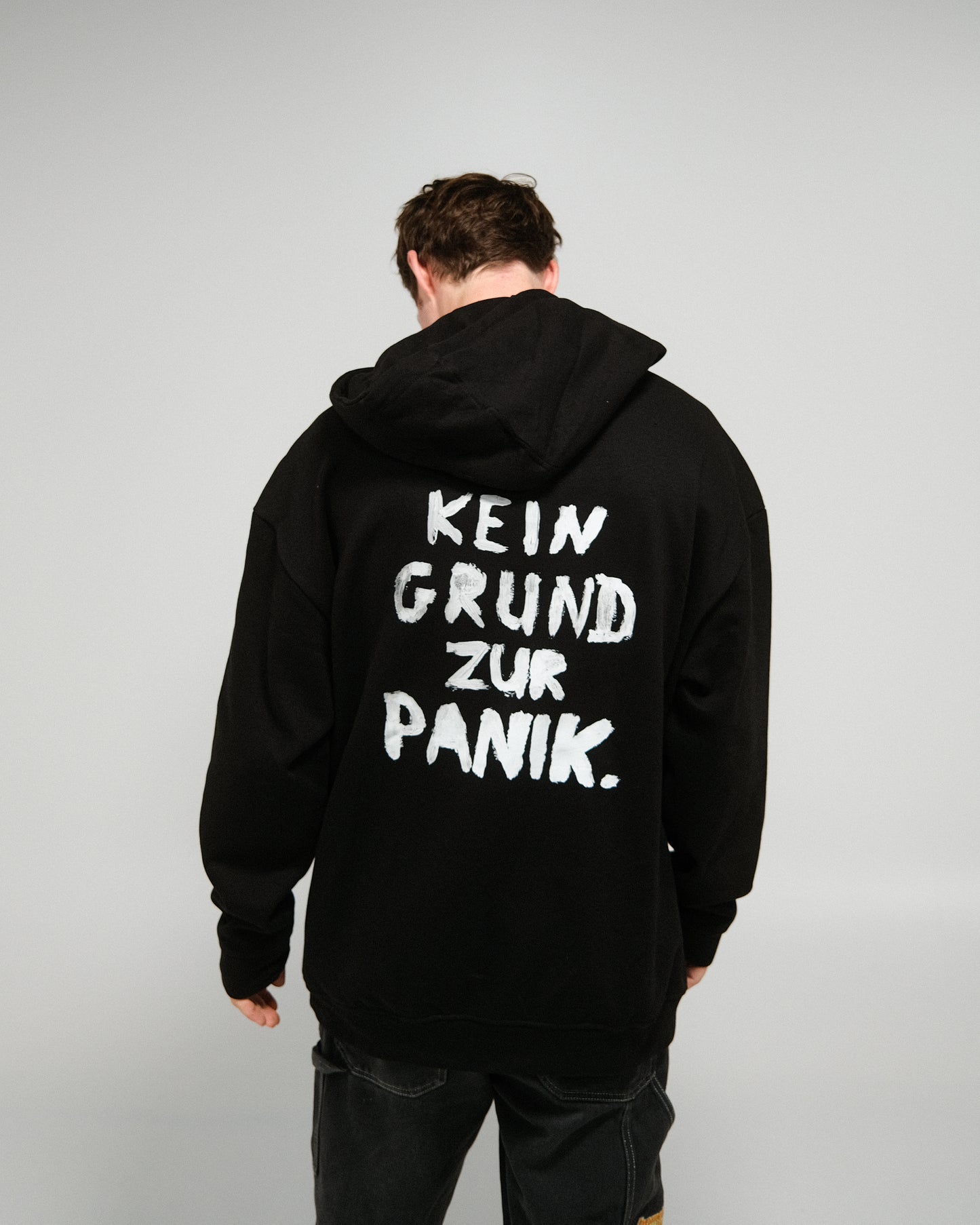 Oversize Hoodie "KGZP" schwarz