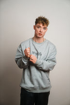 Crewneck "YOU ARE HERO" Grau