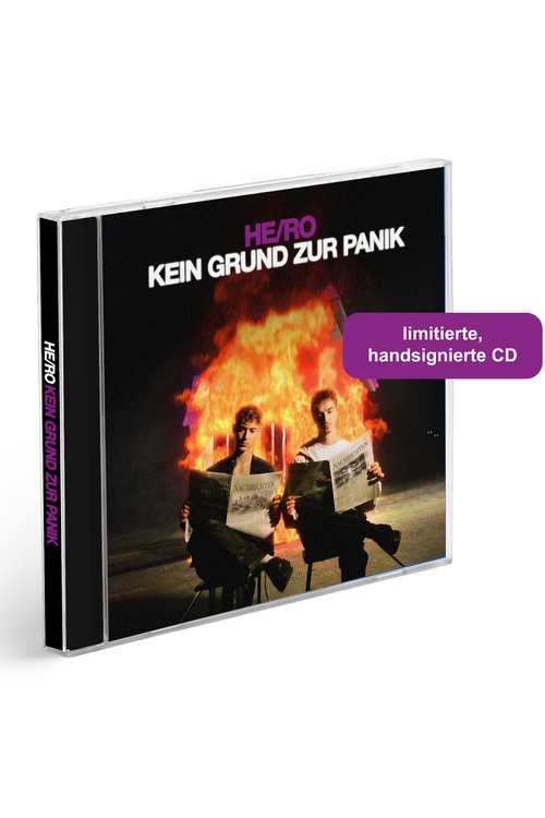 Album-CD "KEIN GRUND ZUR PANIK" handsigniert