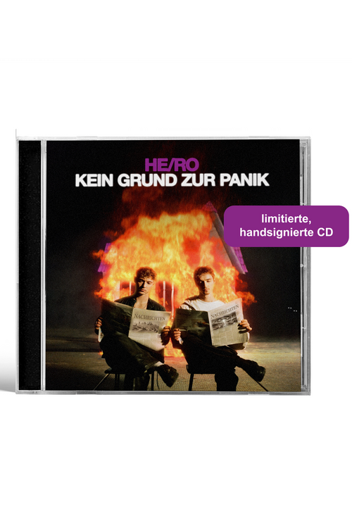 Album-CD "KEIN GRUND ZUR PANIK" handsigniert