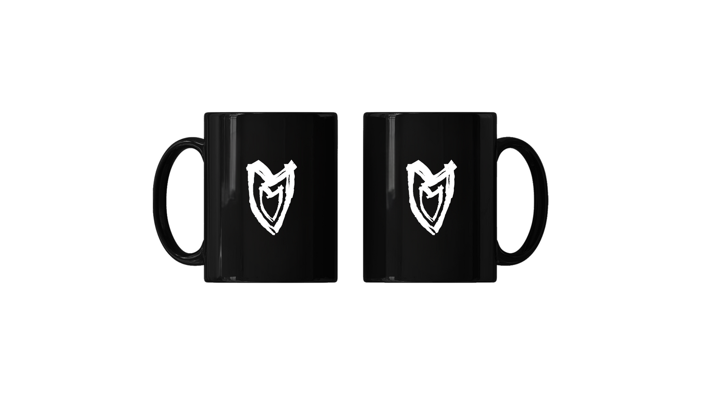 Tasse "HERZ" schwarz