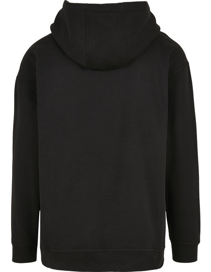 Oversize Hoodie "Kein Grund zur Panik" schwarz