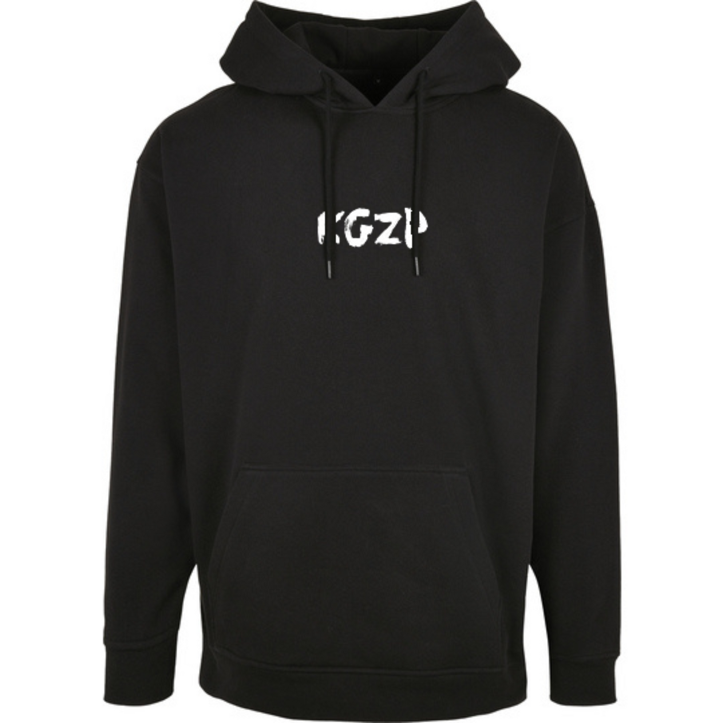 Oversize Hoodie "KGZP" schwarz