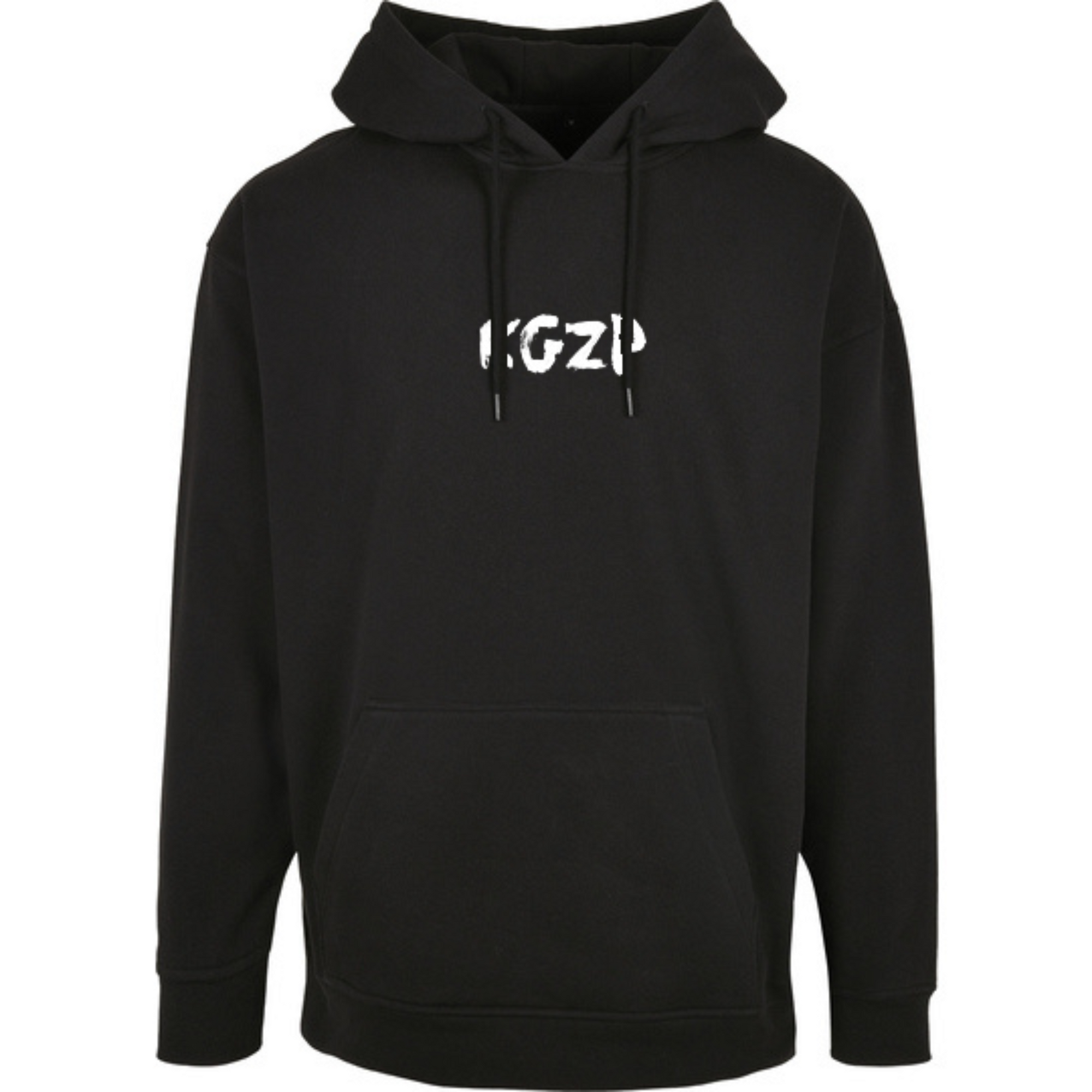 Oversize Hoodie "KGZP" schwarz