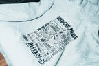 Oversize Hoodie "Verrückte Phase" Grau