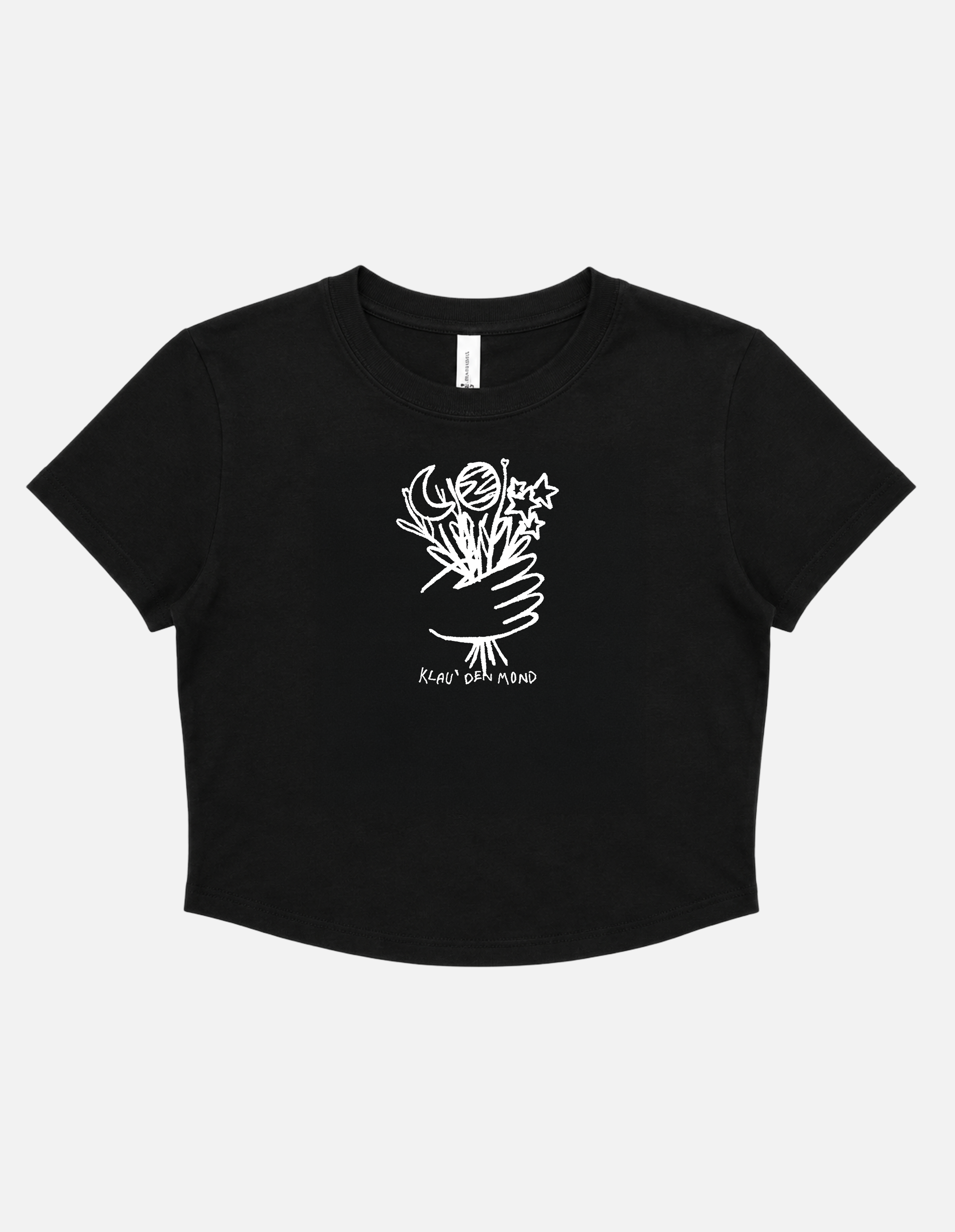 Ladies´ Baby Tee "Klau den Mond"