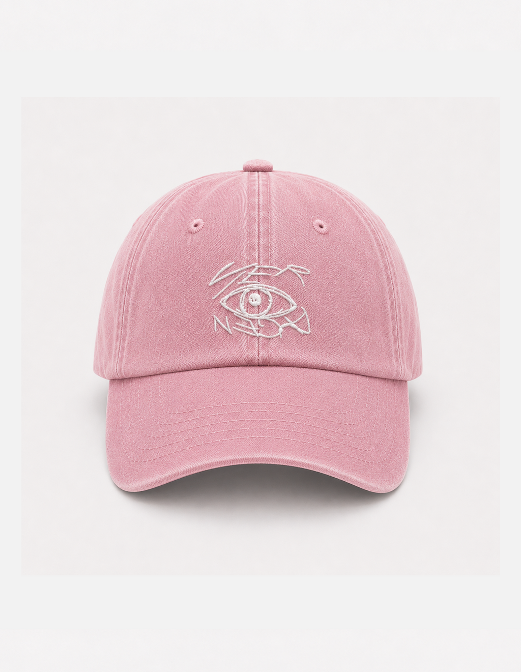 Cap "Vier Augen“ (Stick) Pink
