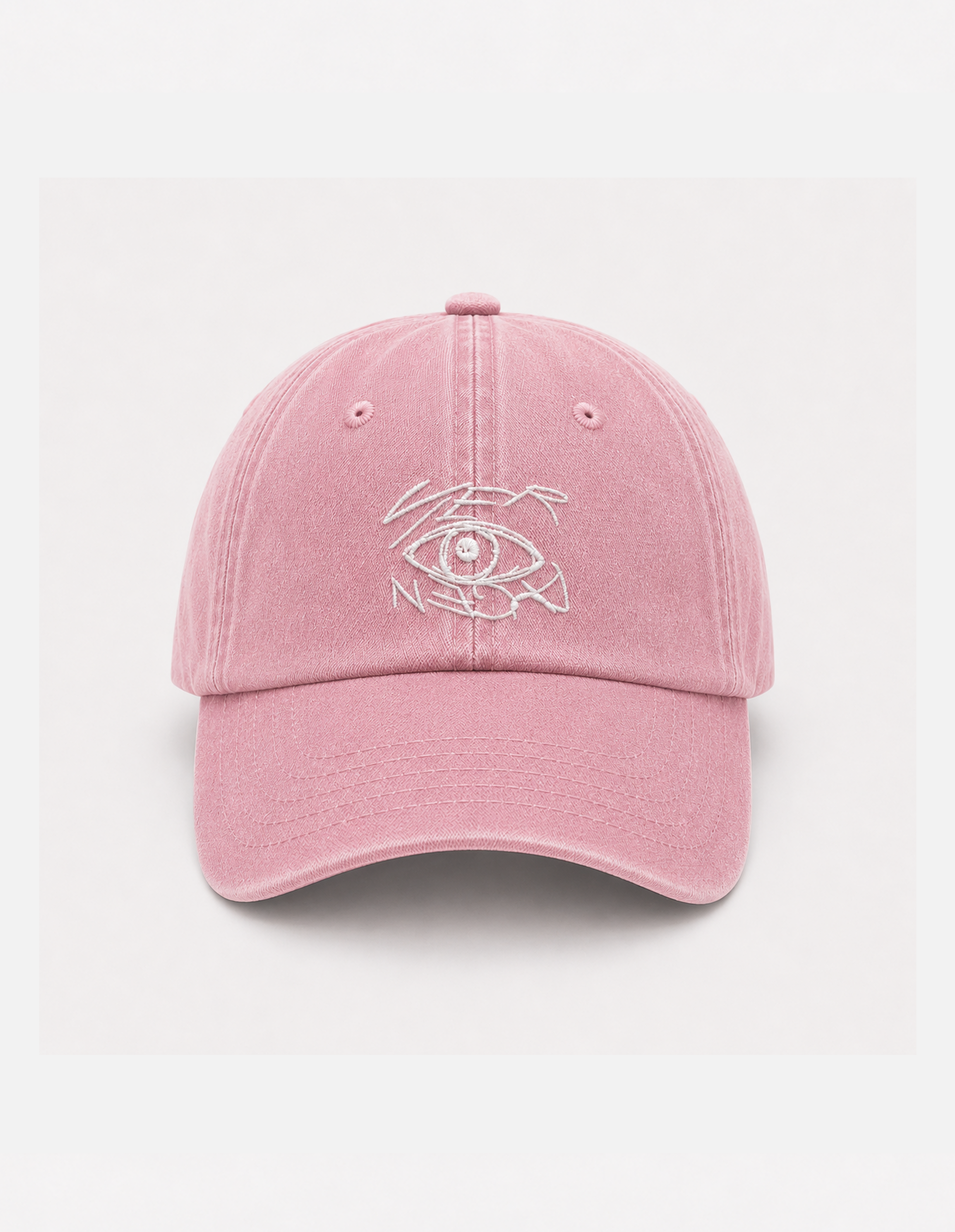 Cap "Vier Augen“ (Stick) Pink