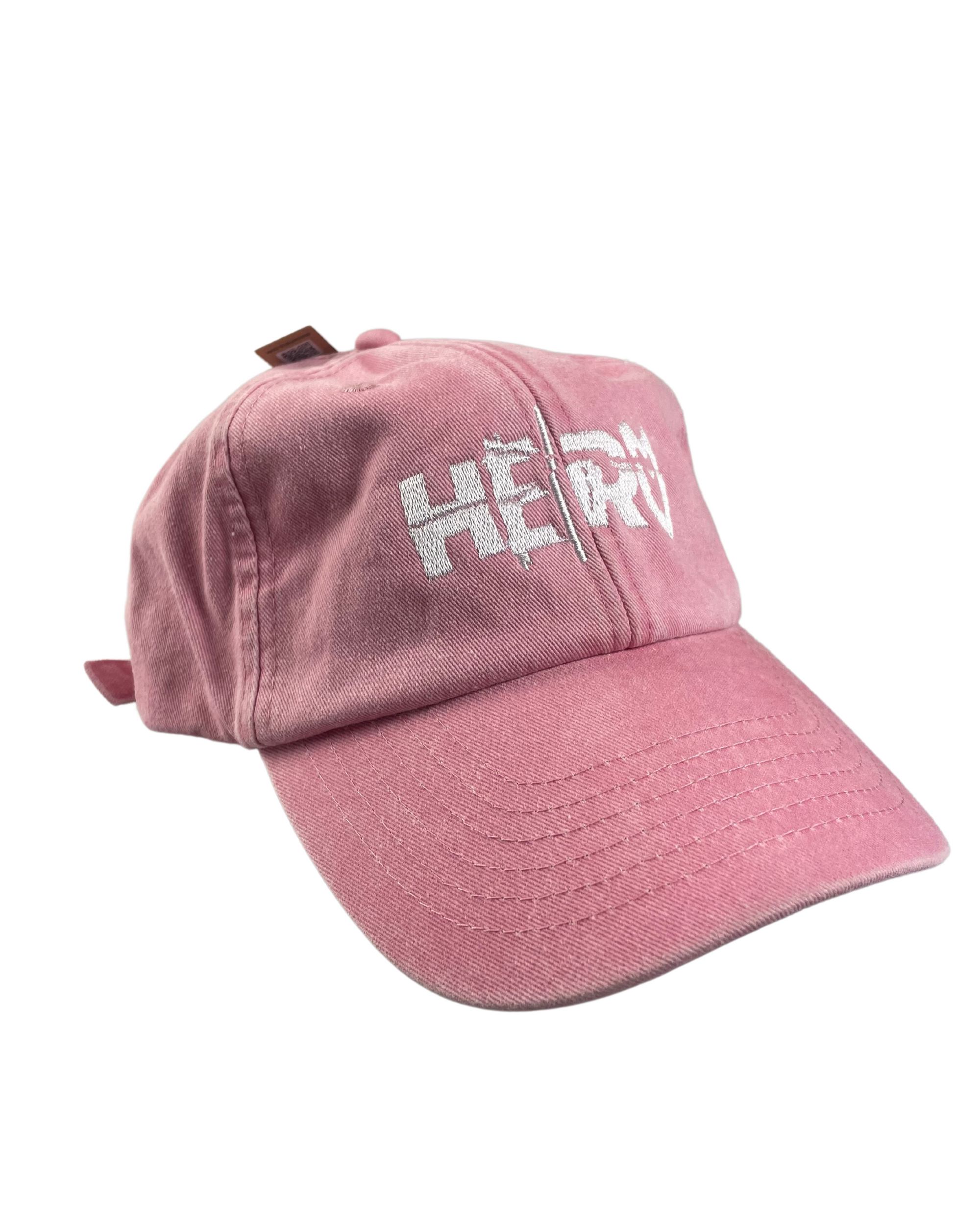 Cap "HE/RO" Vintage Pink
