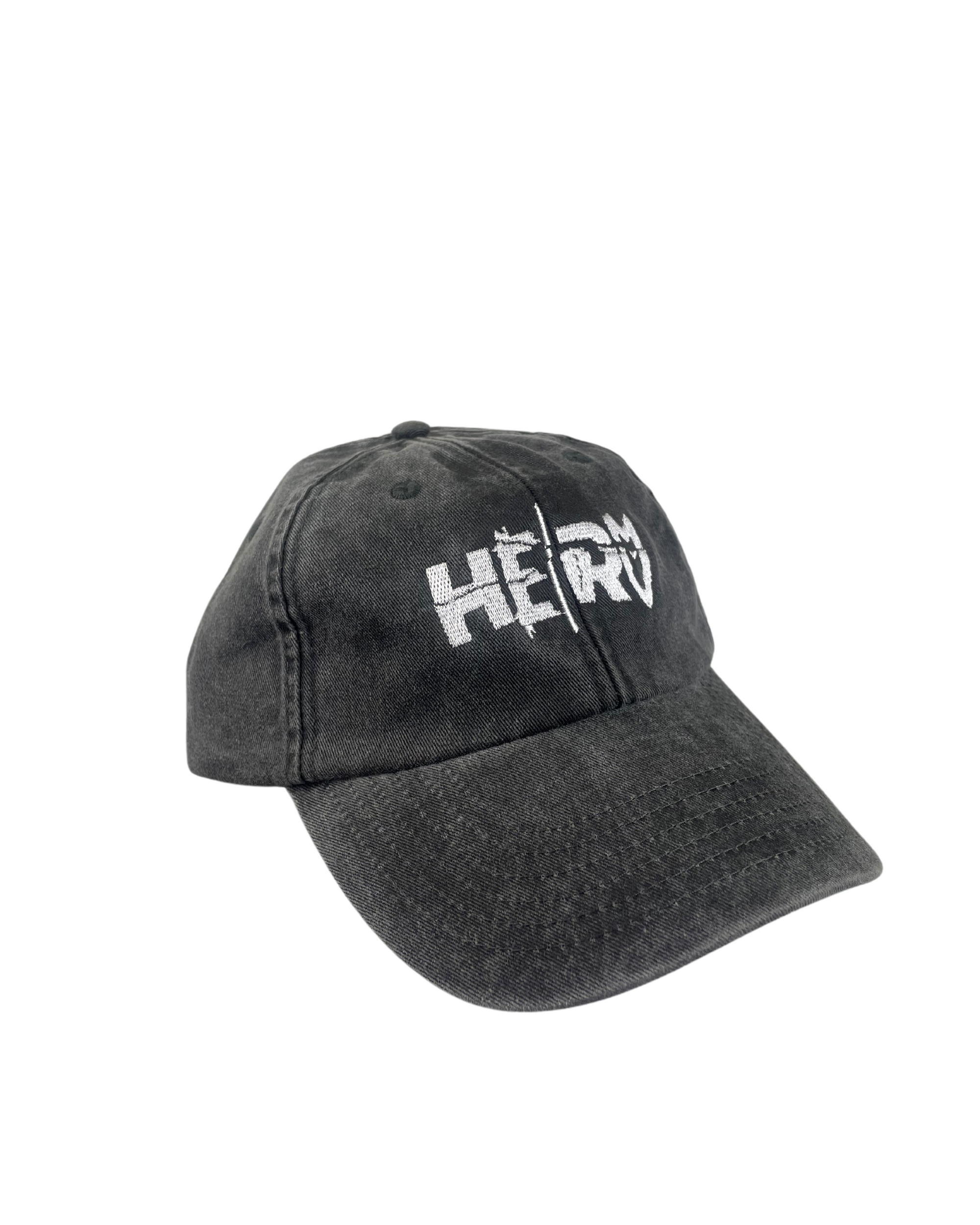 Cap "HE/RO" Vintage Black