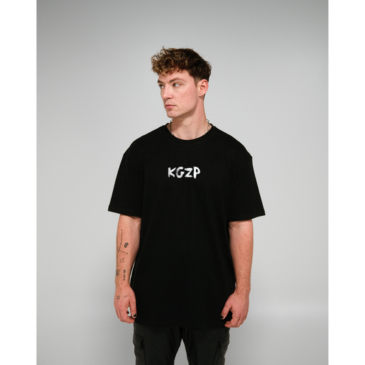 Oversize T-Shirt "KGZP" schwarz