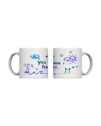 Tasse "Heroverse" weiß