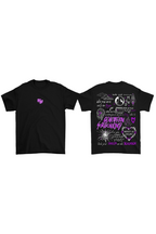 Oversize T-Shirt "Generation Sorgenkind" schwarz