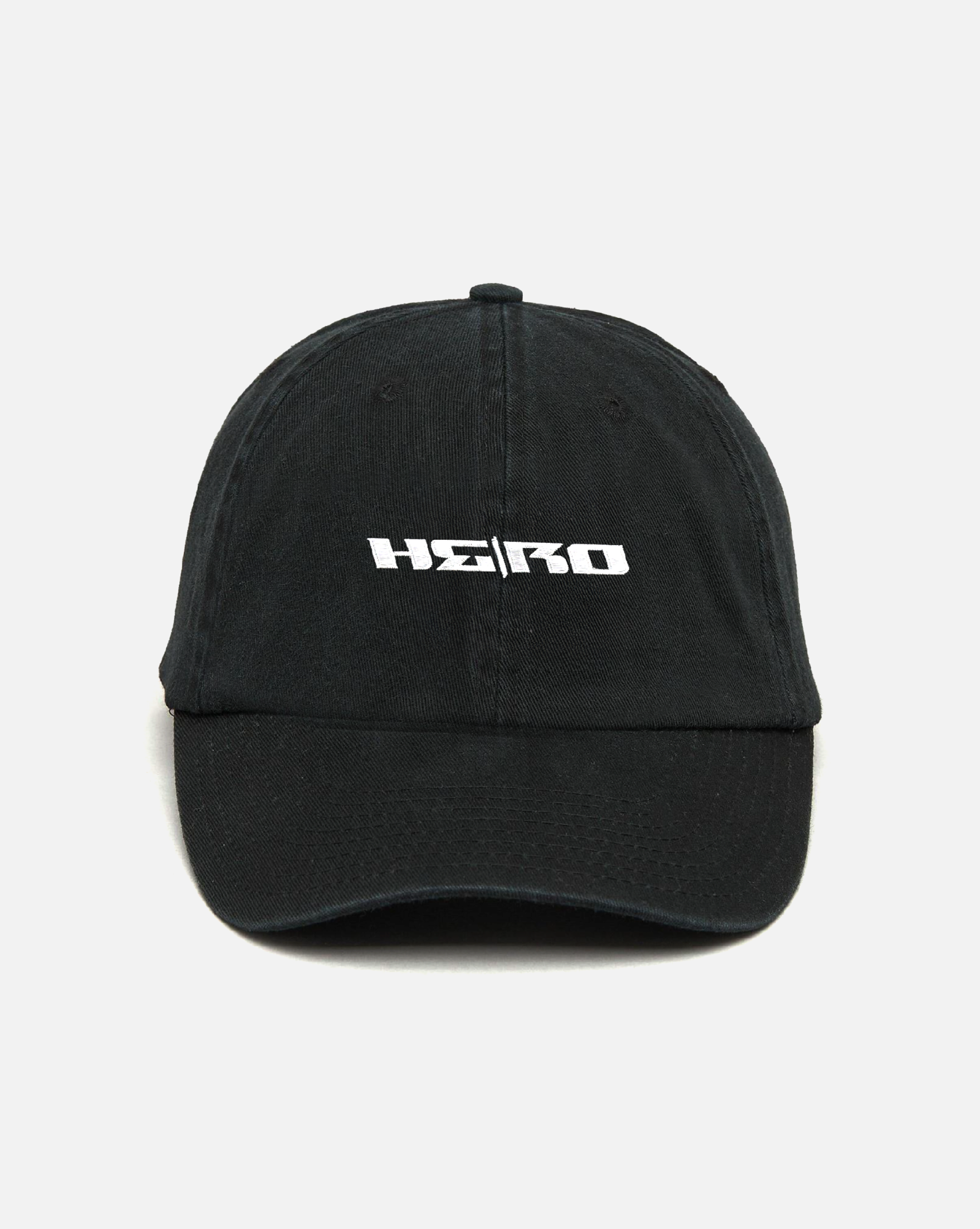 Cap "HE/RO" (Stick) schwarz