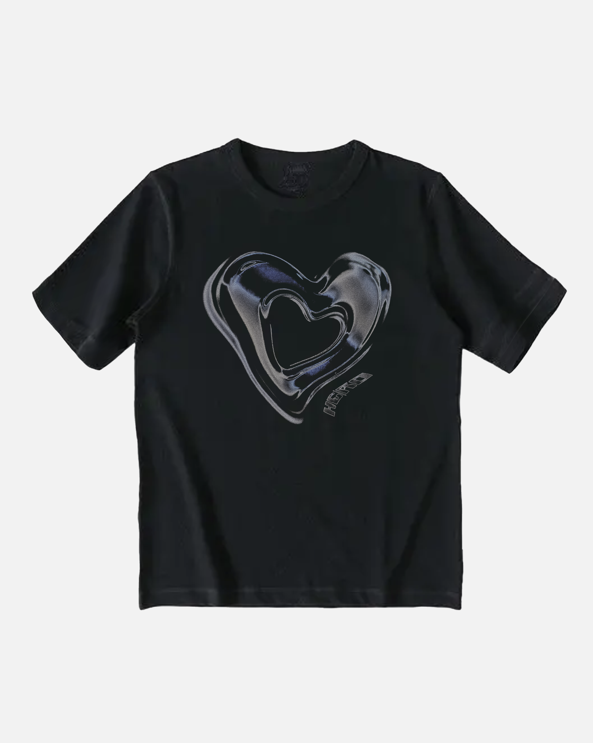 Ladies Tee "HE/RZ" schwarz