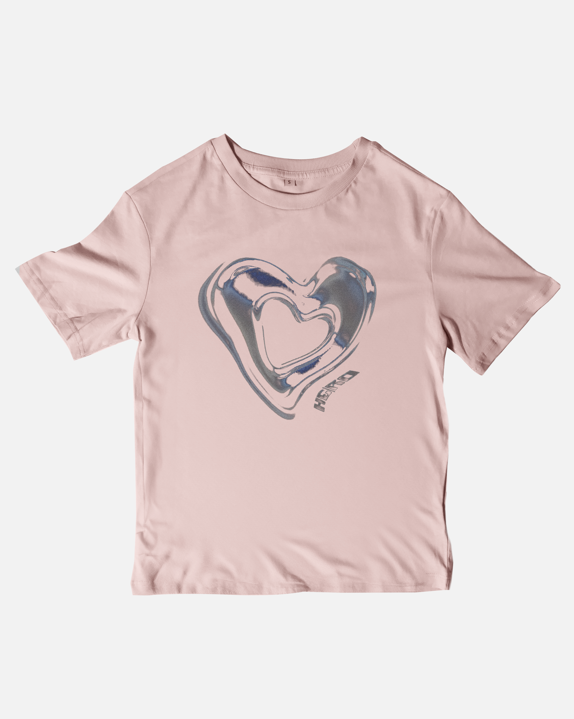 Ladies Tee "HE/RZ" pink
