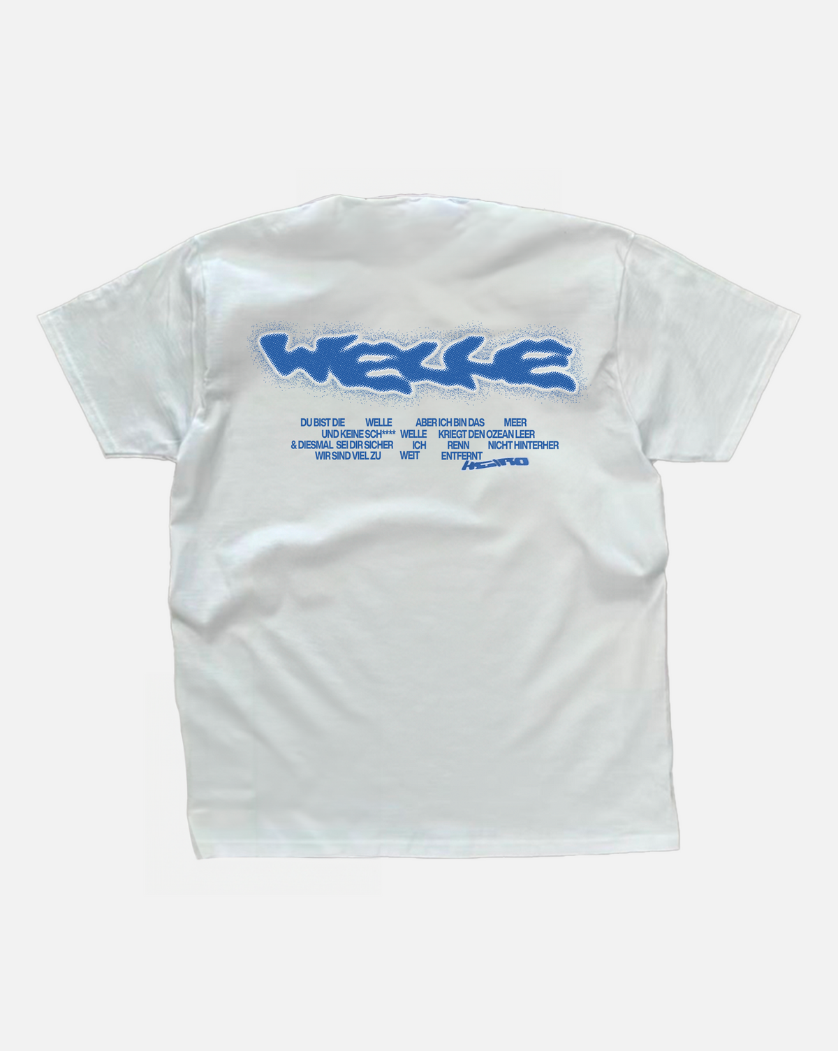 Oversize T-Shirt "WELLE 2" weiß