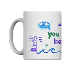 Tasse "Heroverse" weiß