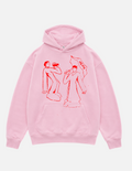 HE/RO Fluffy Hoodie "Comic Silhouette"
