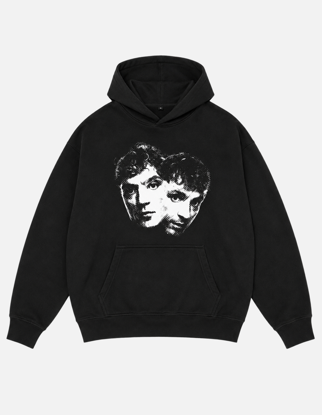 HE/RO Fluffy Hoodie "Face"