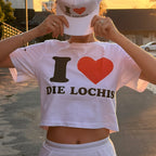 Crop Top "I ❤️ DIE LOCHIS"
