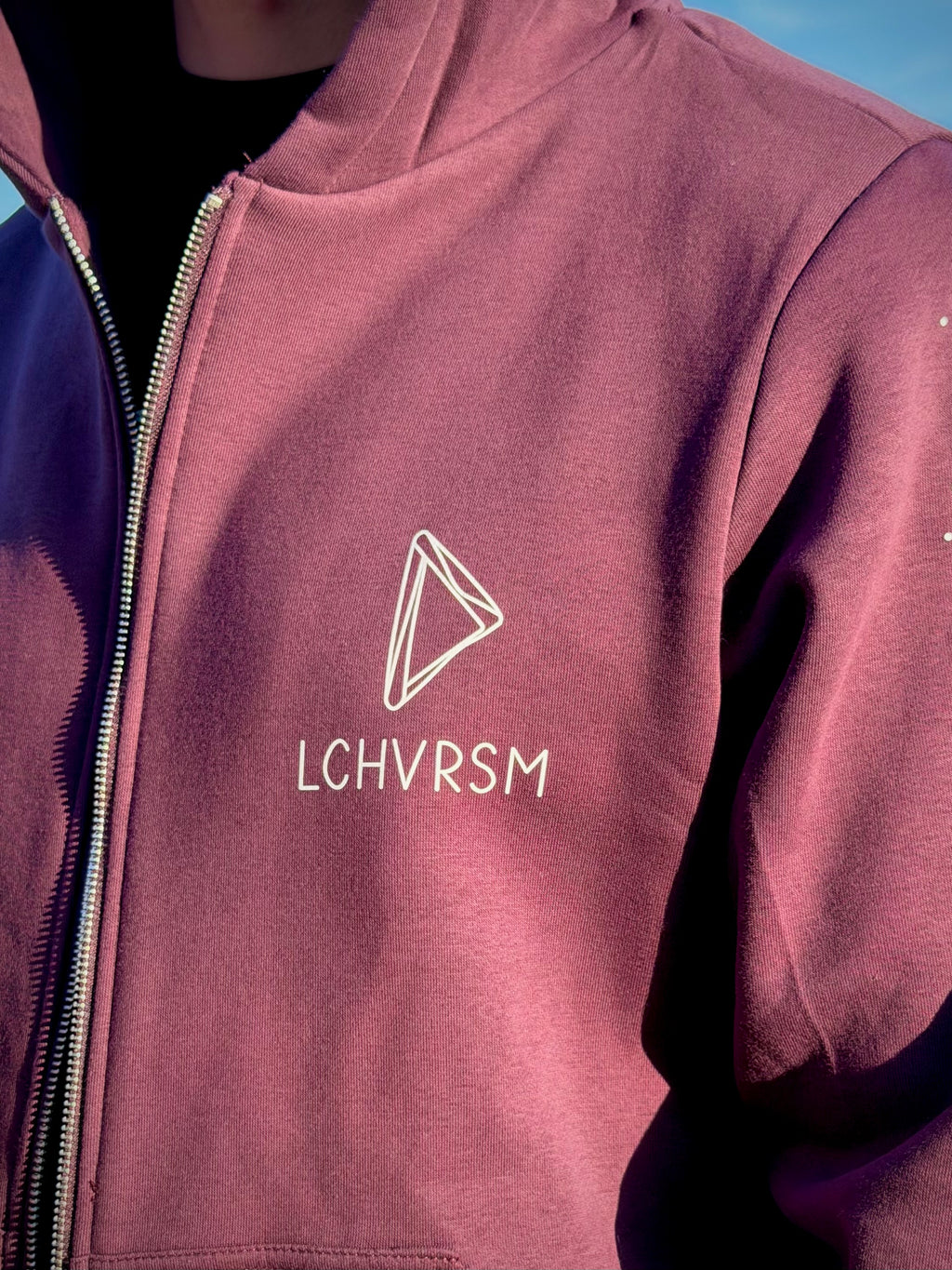Sweatjacke "LOCHIVERSUM" Plum Purple