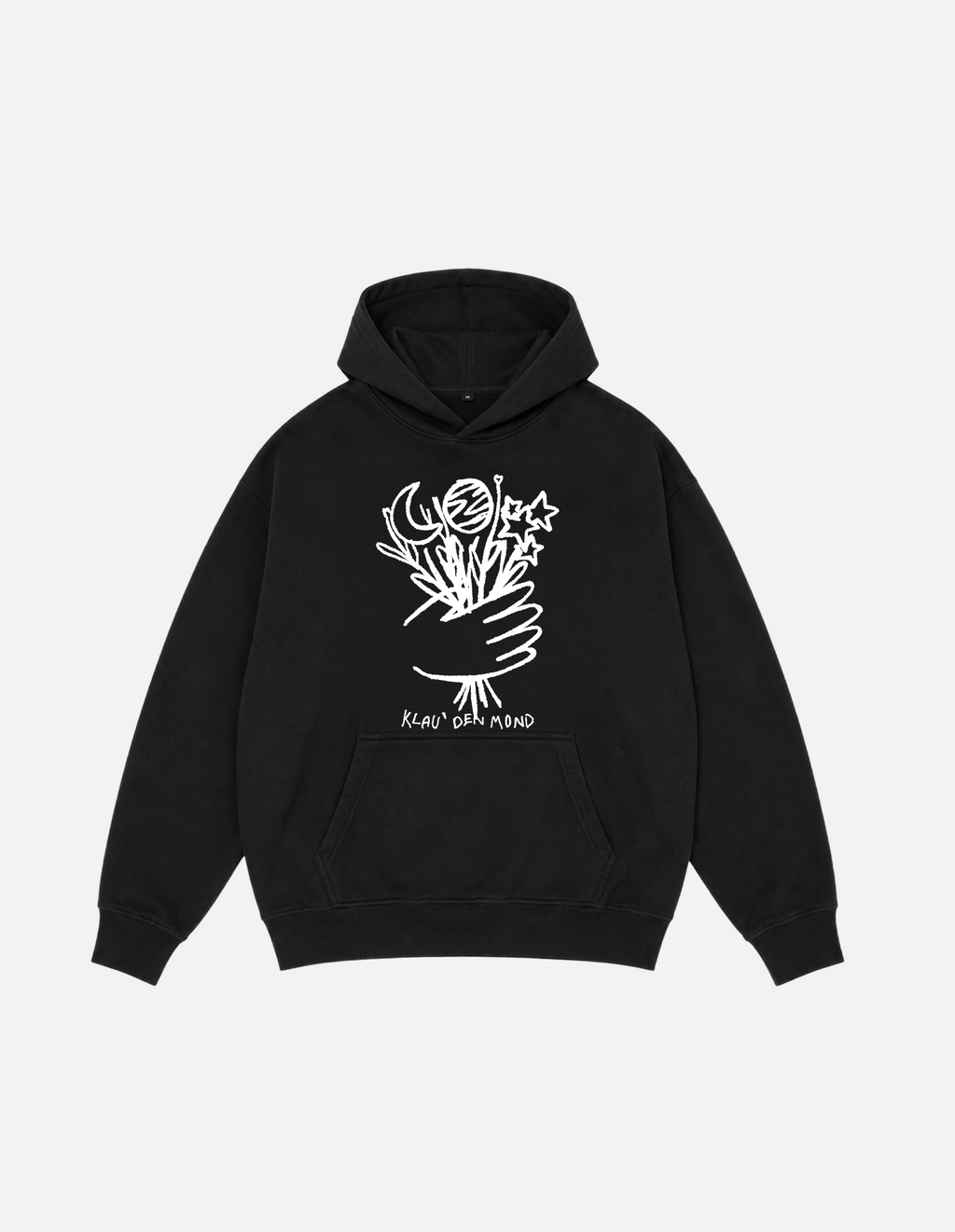 HE/RO Fluffy Hoodie "Klau den Mond"