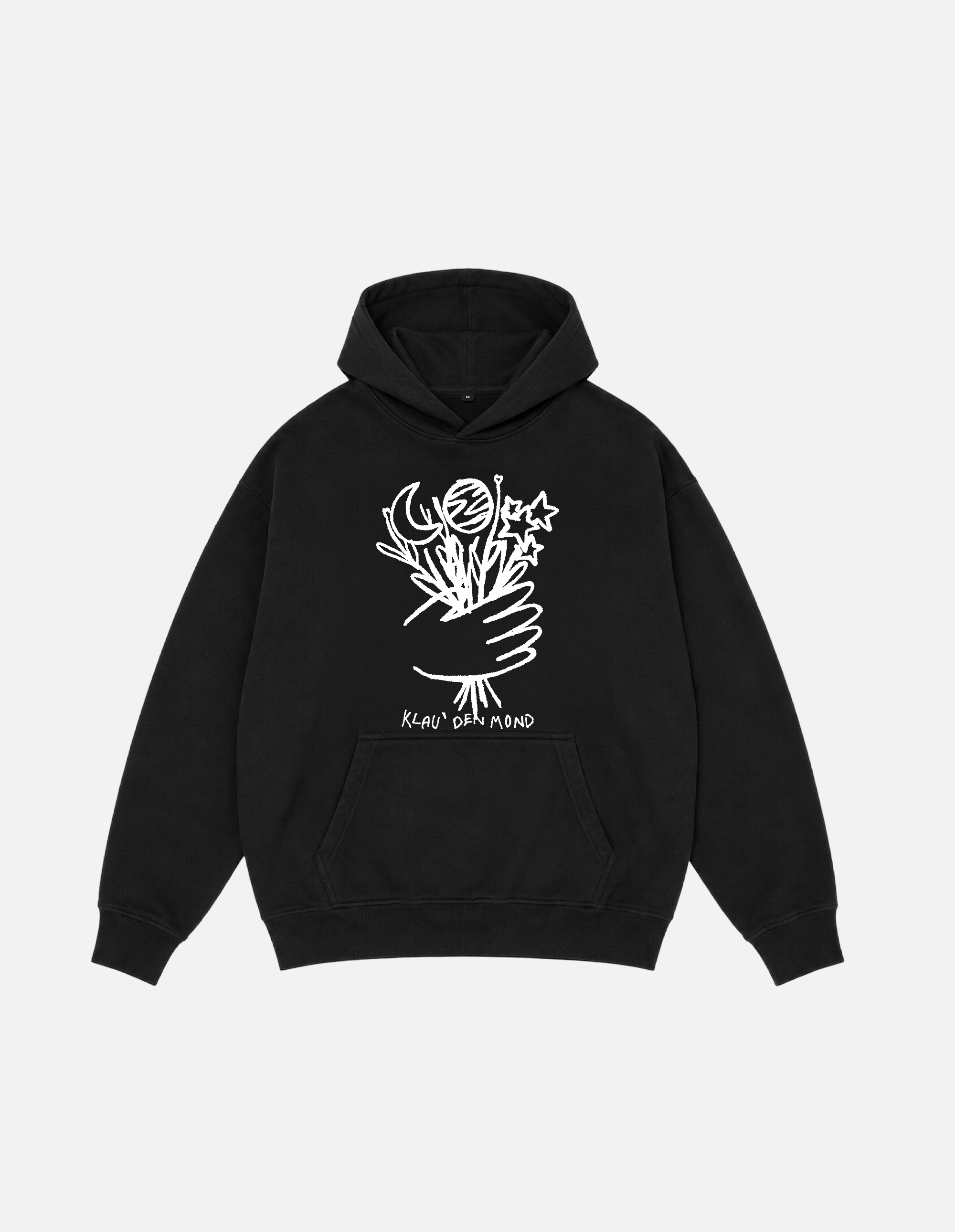 HE/RO Fluffy Hoodie "Klau den Mond"