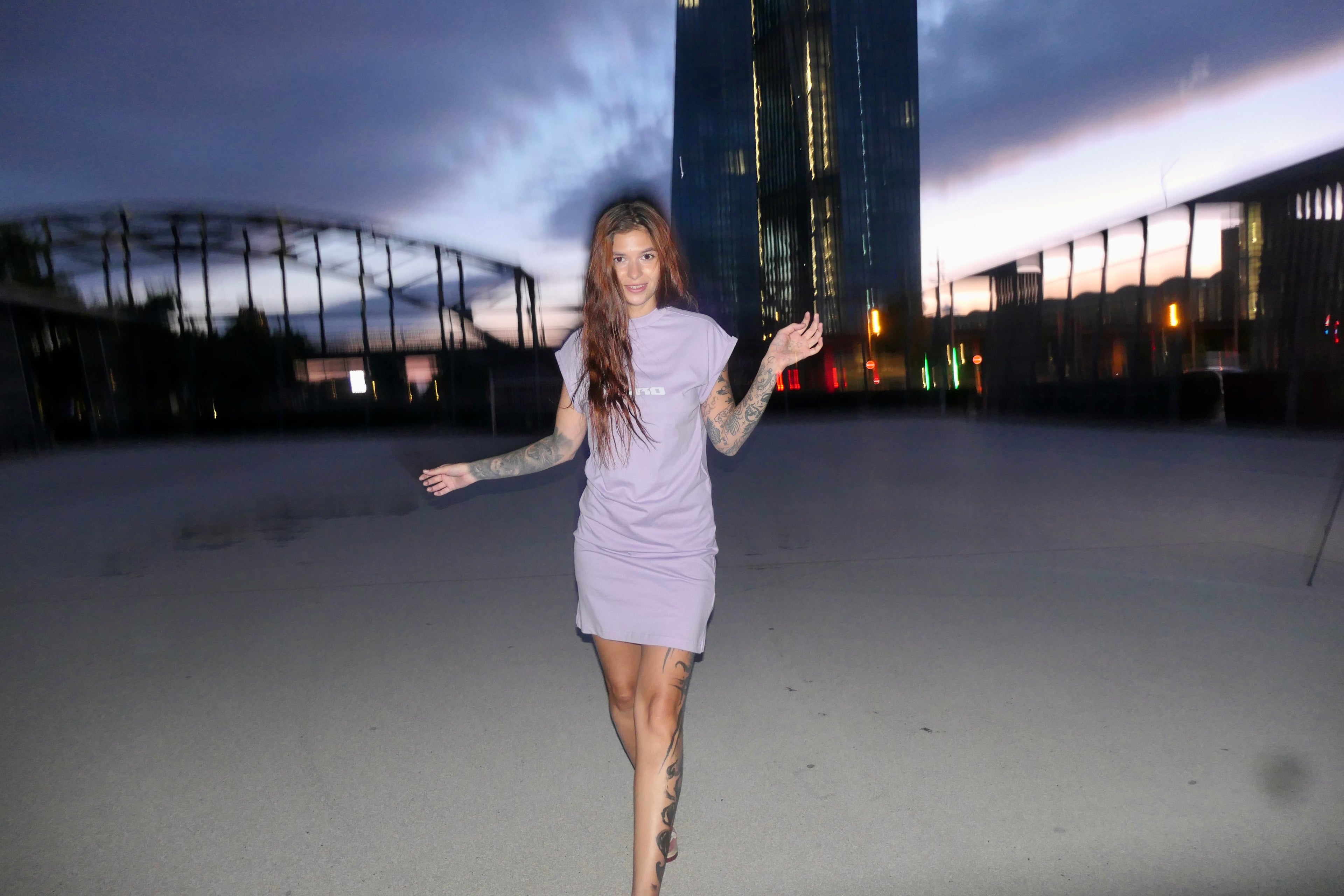 Kleid "HE/RO" Lilac