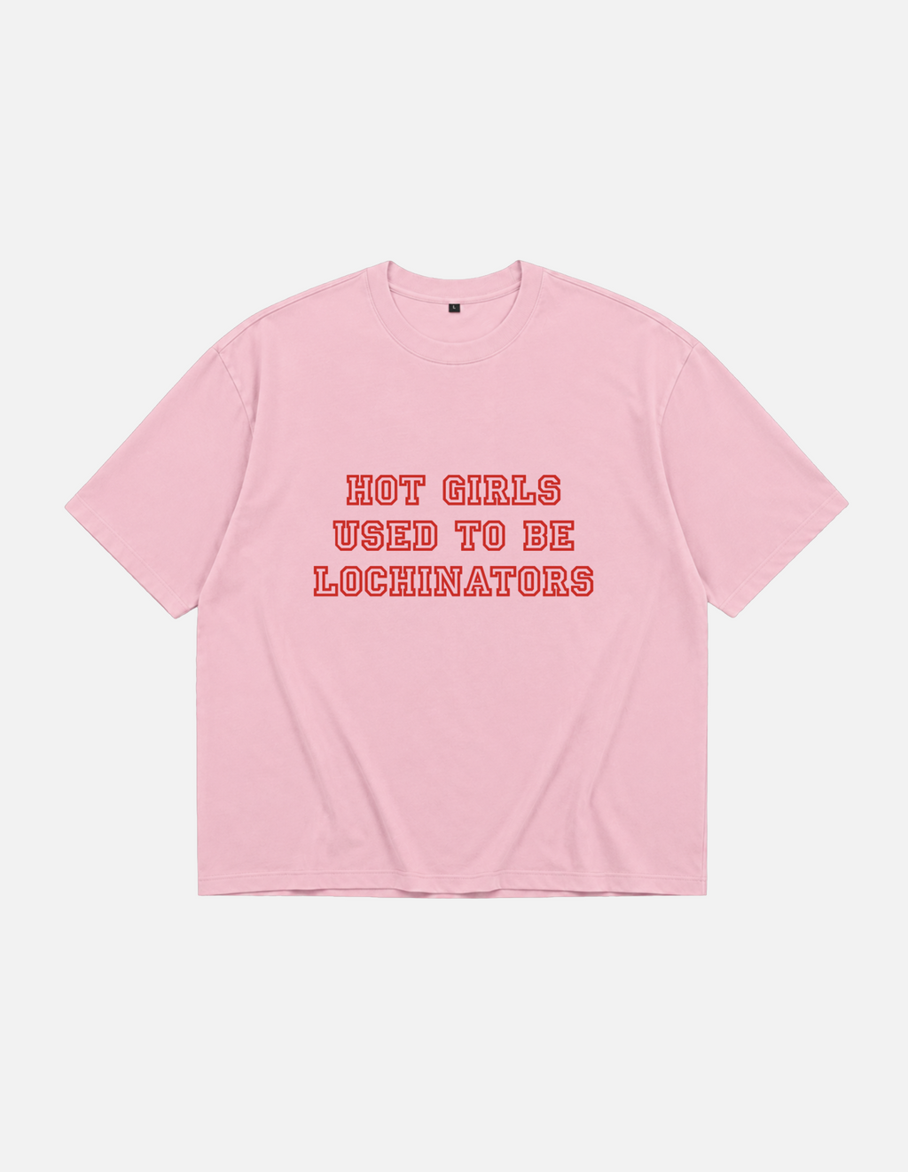Oversize T-Shirt Statement "HOT GIRLS"
