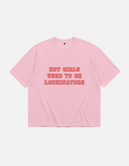 Oversize T-Shirt Statement "HOT GIRLS"
