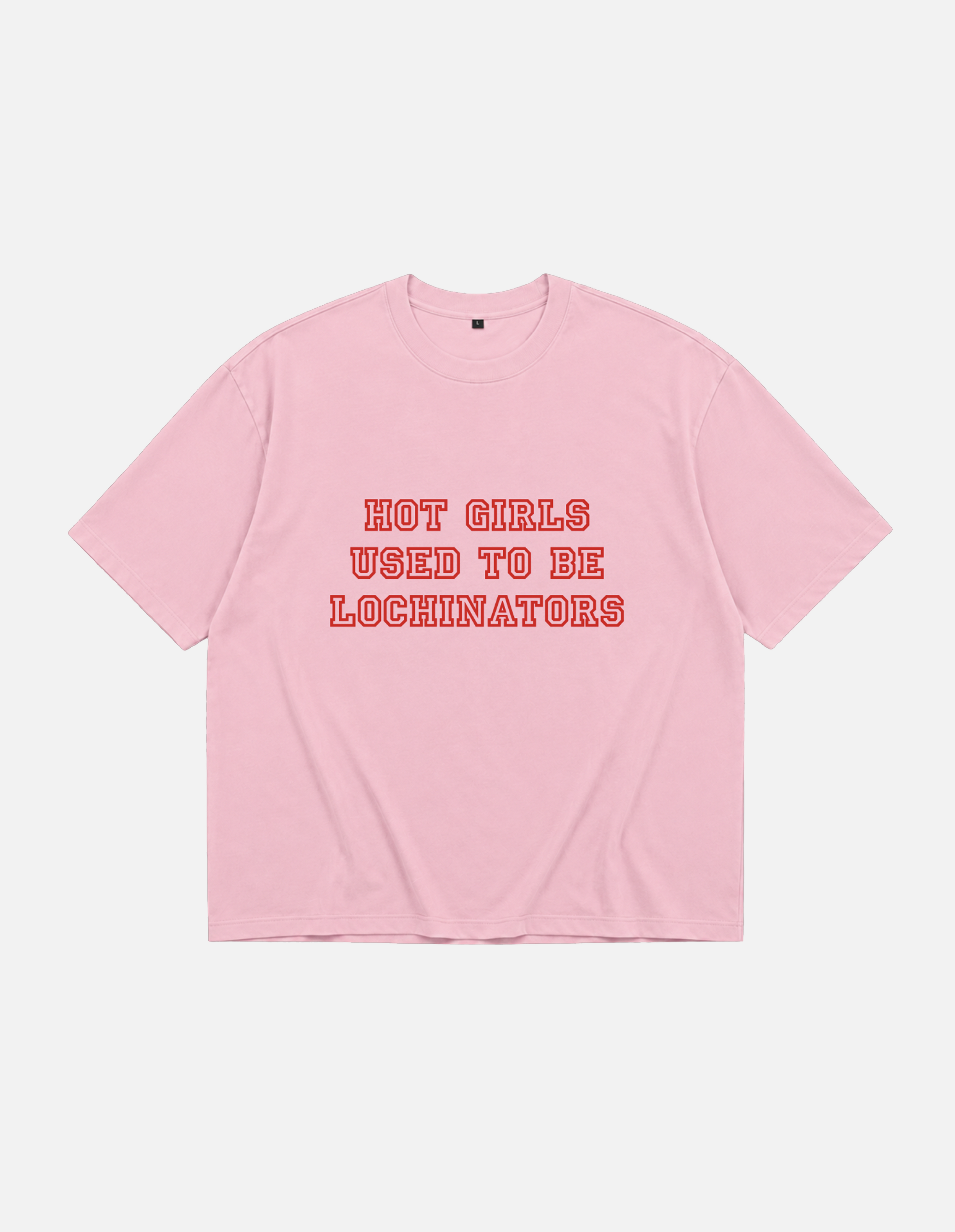 Oversize T-Shirt Statement "HOT GIRLS"