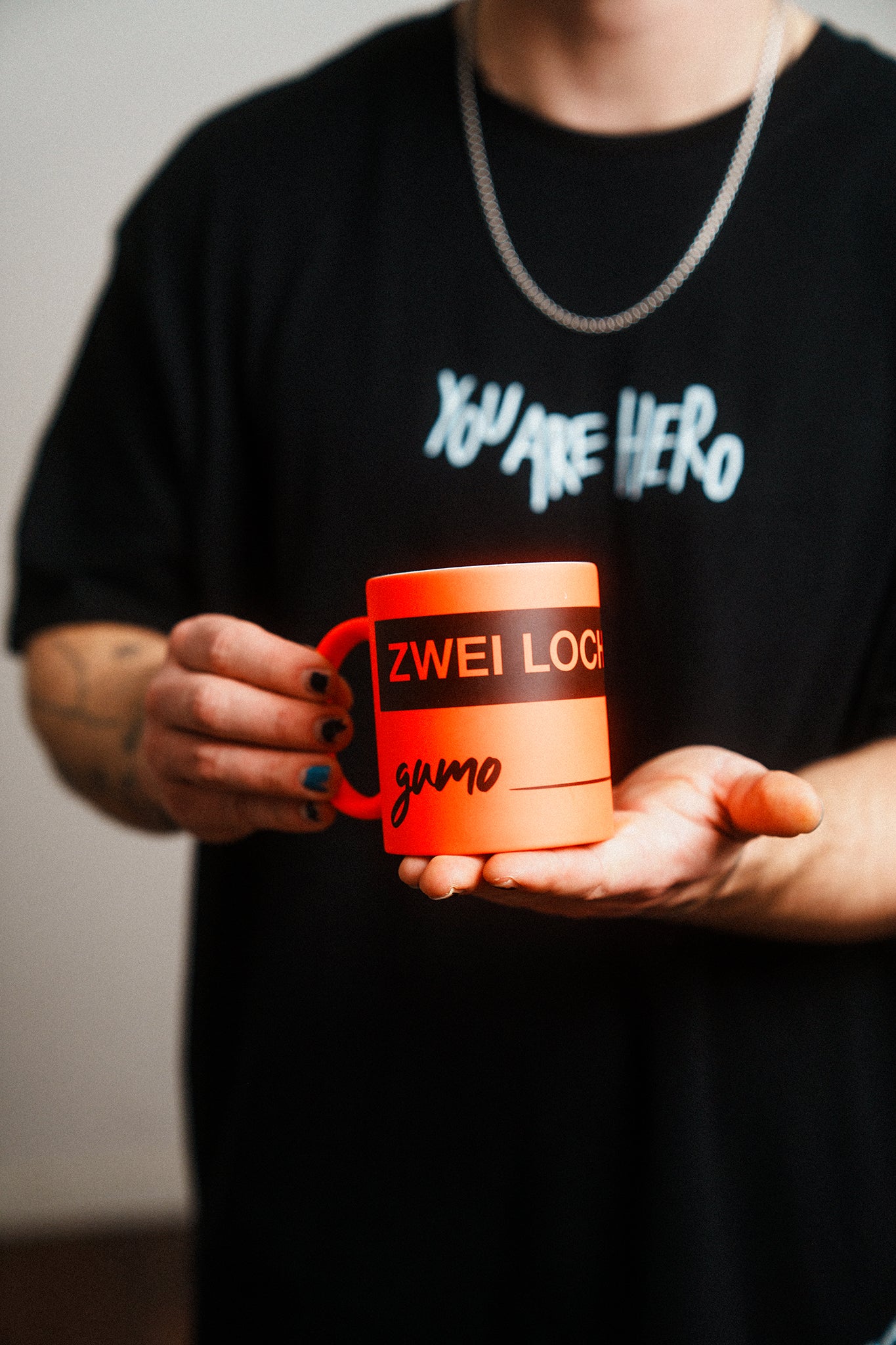 Tasse "Zwei Lochmann" Rot