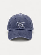 Cap "Vier Augen" (Stick) denim