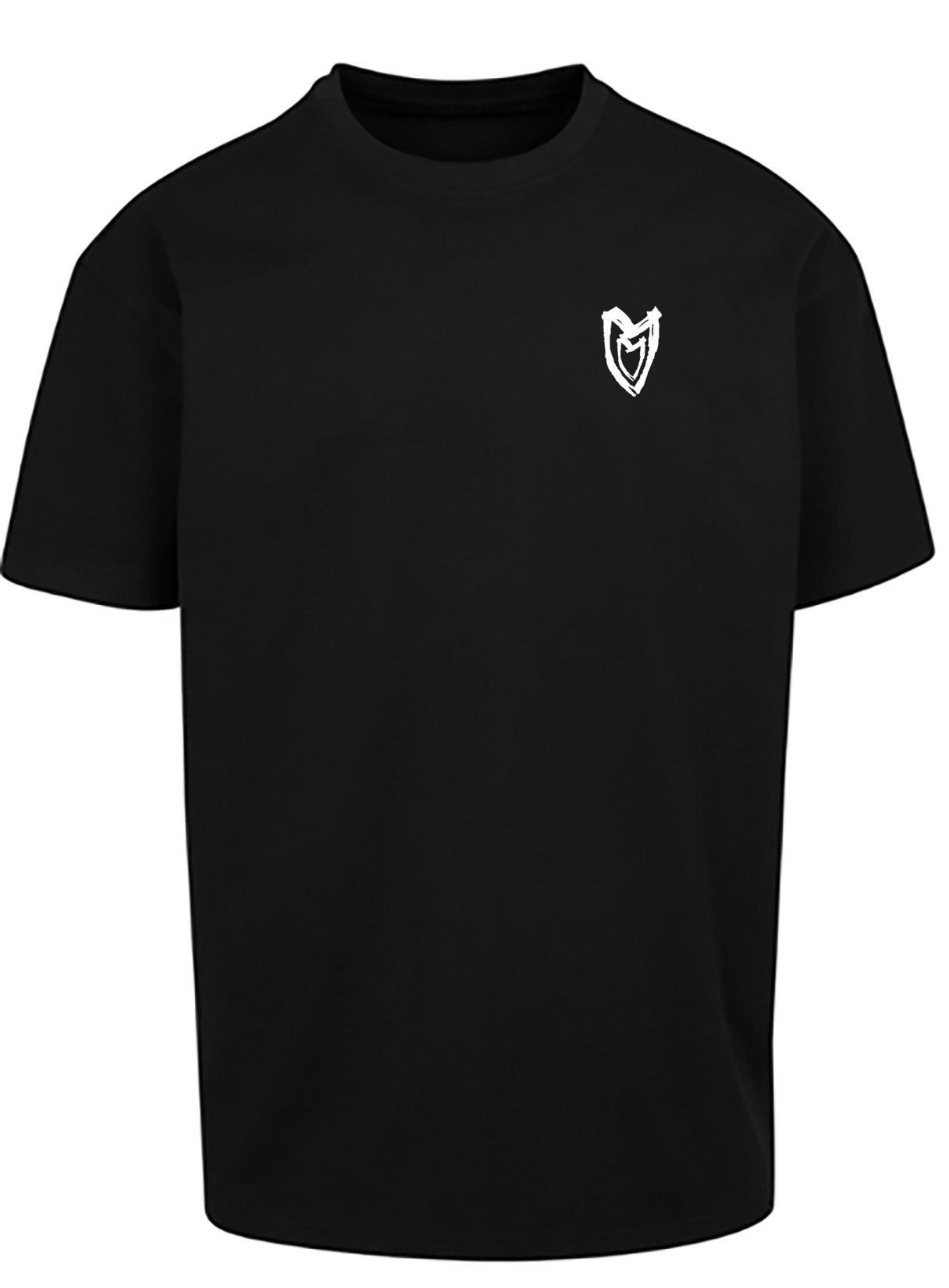 Oversize T-Shirt "Verrückte Phase" Schwarz