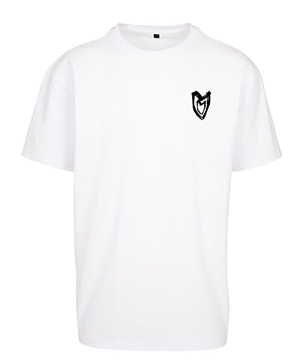 Oversize T-Shirt "Verrückte Phase" Weiß