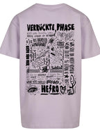 Oversize T-Shirt "Verrückte Phase" Lila